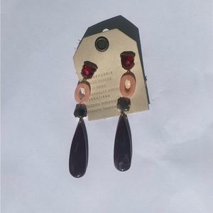 Anthropologie Resin Stone Drop Earrings